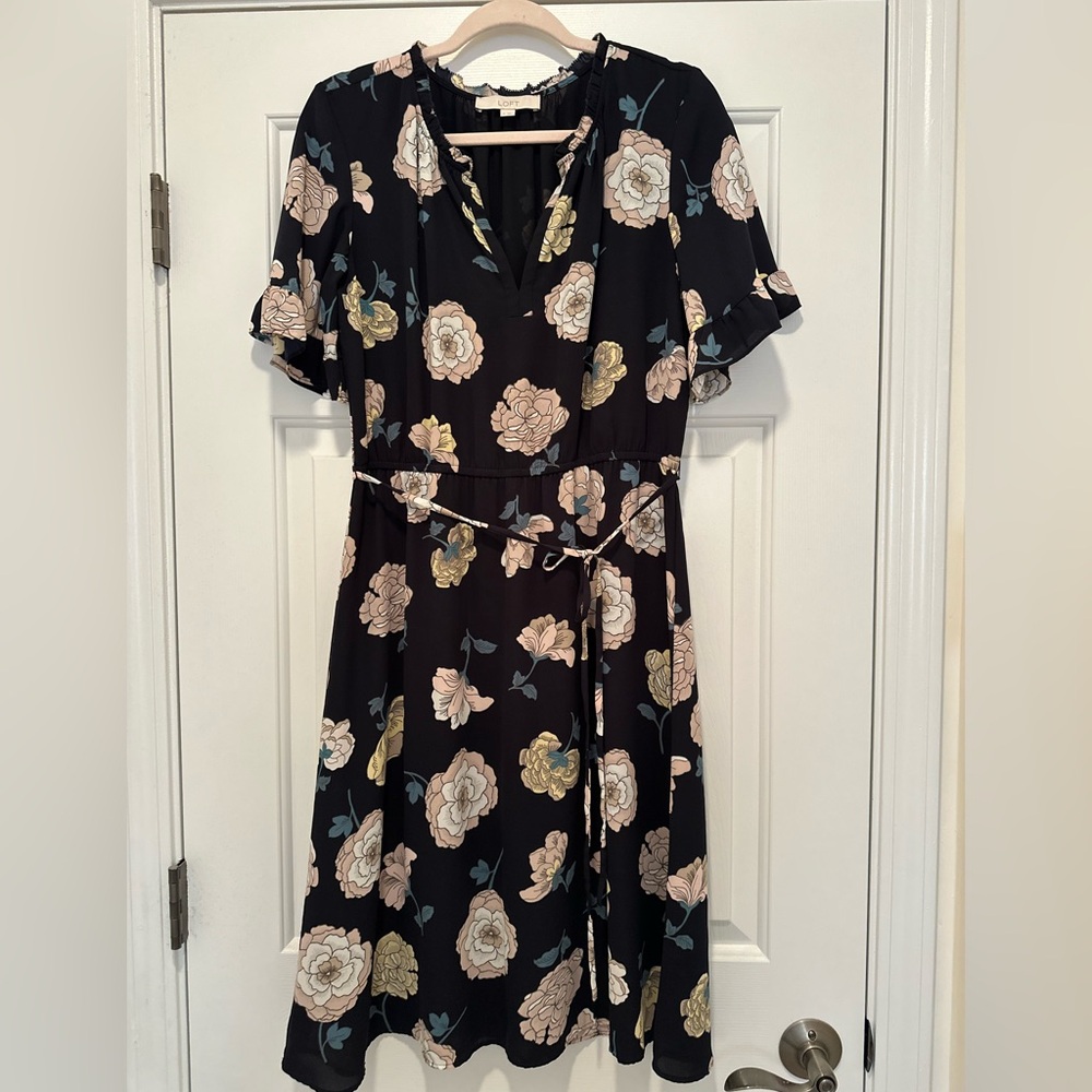 LOFT Floral Dress